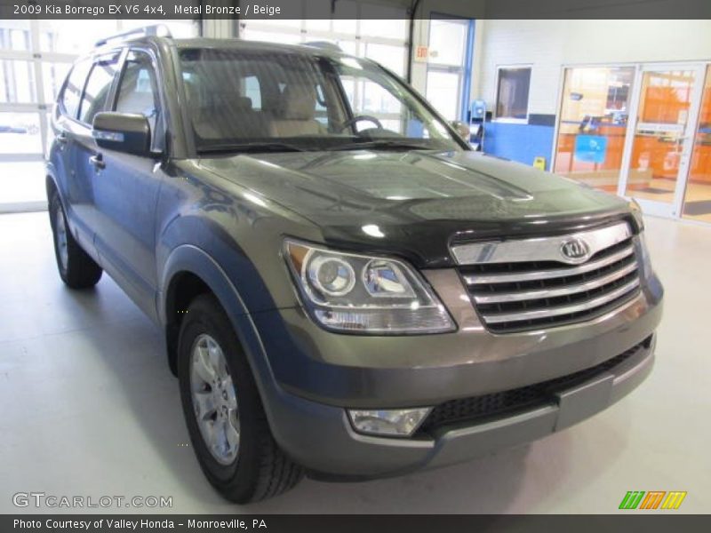 Metal Bronze / Beige 2009 Kia Borrego EX V6 4x4