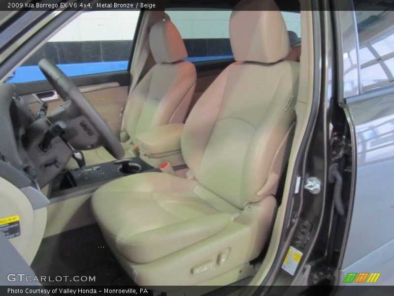 Metal Bronze / Beige 2009 Kia Borrego EX V6 4x4