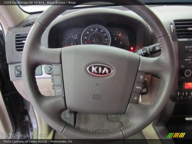 Metal Bronze / Beige 2009 Kia Borrego EX V6 4x4
