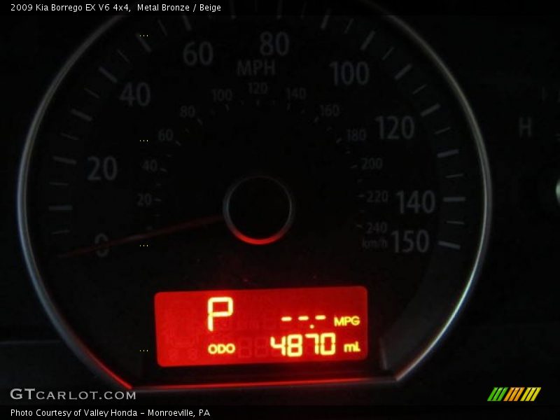 Metal Bronze / Beige 2009 Kia Borrego EX V6 4x4