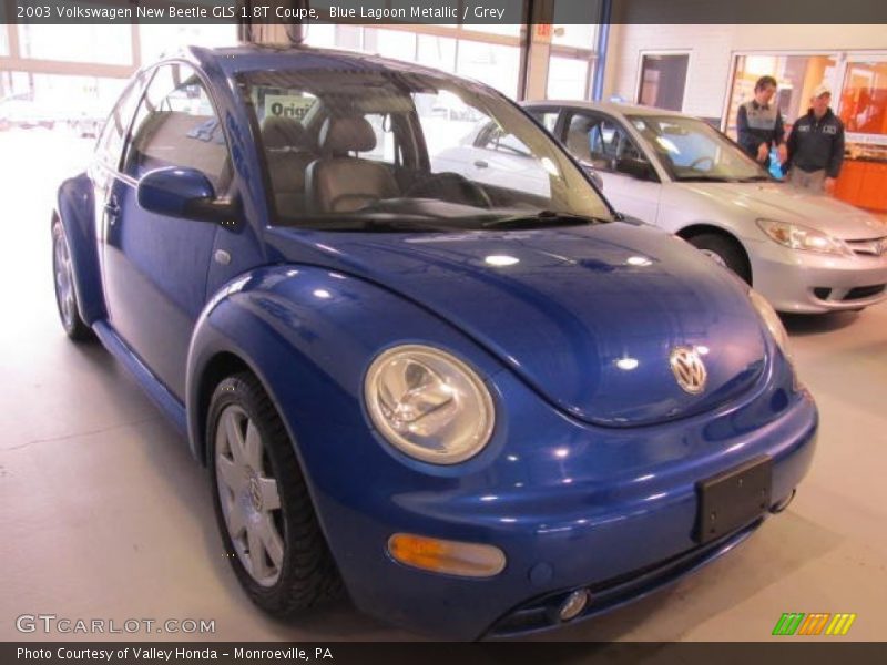 Blue Lagoon Metallic / Grey 2003 Volkswagen New Beetle GLS 1.8T Coupe