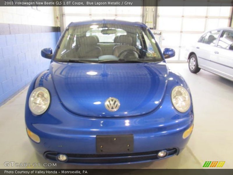 Blue Lagoon Metallic / Grey 2003 Volkswagen New Beetle GLS 1.8T Coupe