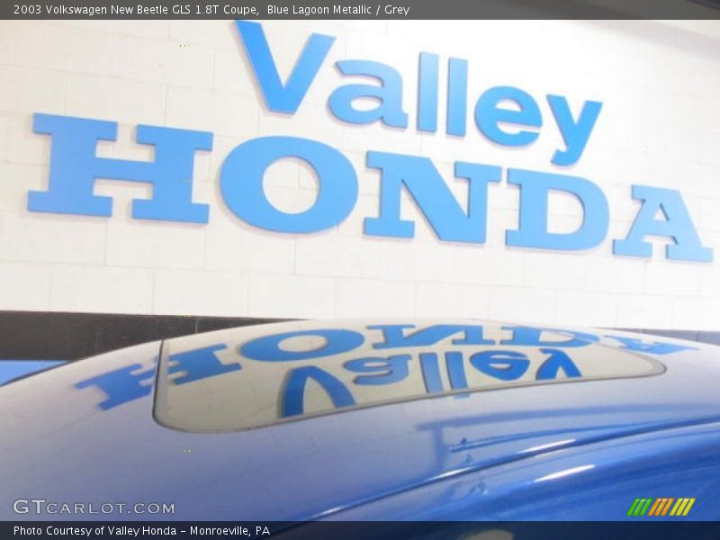 Blue Lagoon Metallic / Grey 2003 Volkswagen New Beetle GLS 1.8T Coupe