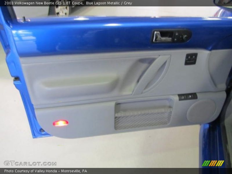 Blue Lagoon Metallic / Grey 2003 Volkswagen New Beetle GLS 1.8T Coupe