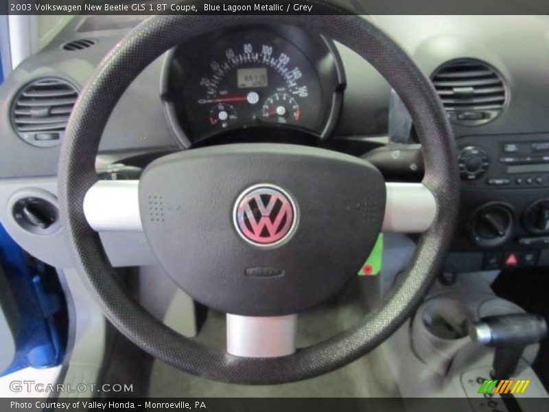 Blue Lagoon Metallic / Grey 2003 Volkswagen New Beetle GLS 1.8T Coupe