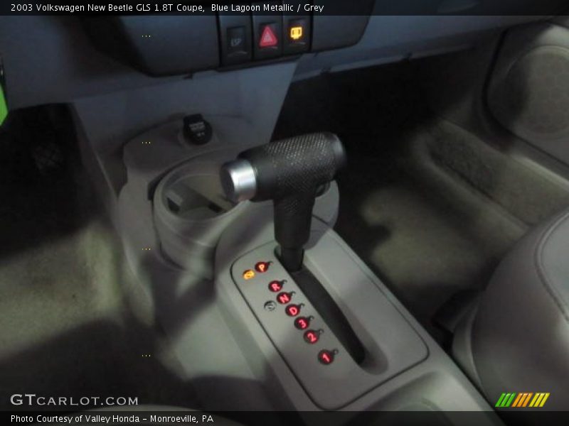 Blue Lagoon Metallic / Grey 2003 Volkswagen New Beetle GLS 1.8T Coupe
