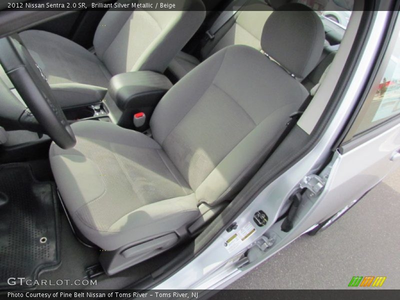Brilliant Silver Metallic / Beige 2012 Nissan Sentra 2.0 SR