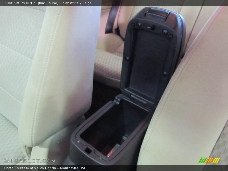 Polar White / Beige 2006 Saturn ION 2 Quad Coupe
