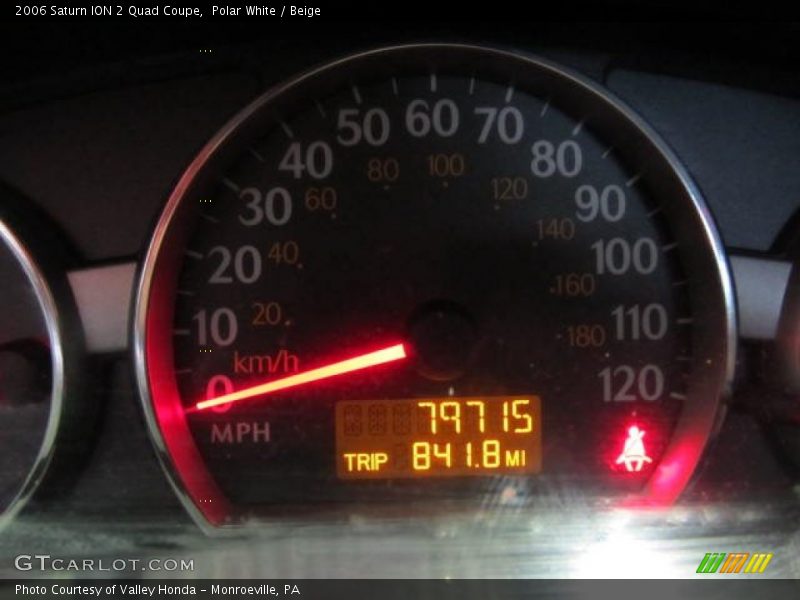 Polar White / Beige 2006 Saturn ION 2 Quad Coupe
