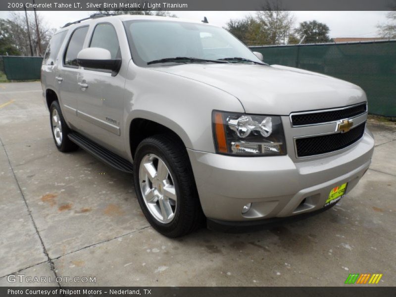 Silver Birch Metallic / Light Titanium 2009 Chevrolet Tahoe LT
