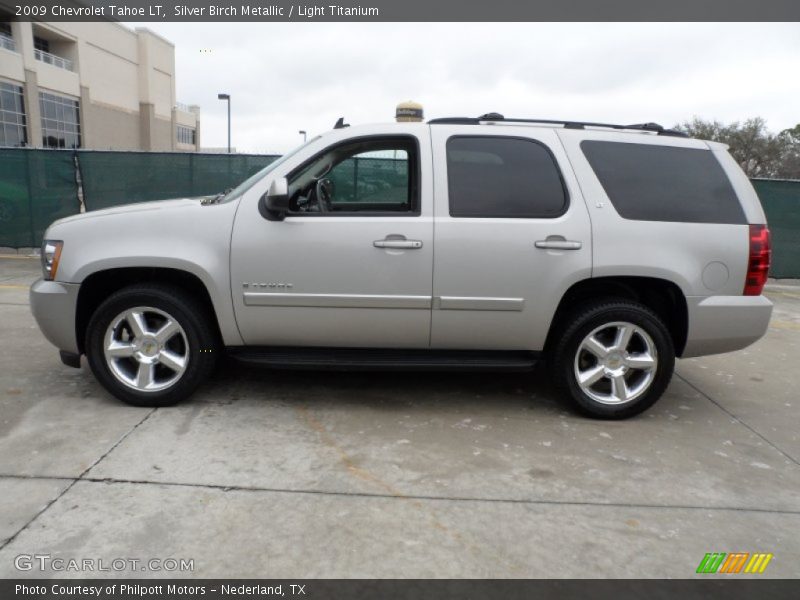 Silver Birch Metallic / Light Titanium 2009 Chevrolet Tahoe LT