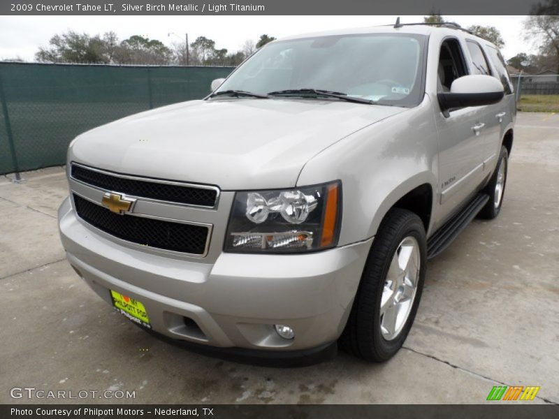 Silver Birch Metallic / Light Titanium 2009 Chevrolet Tahoe LT