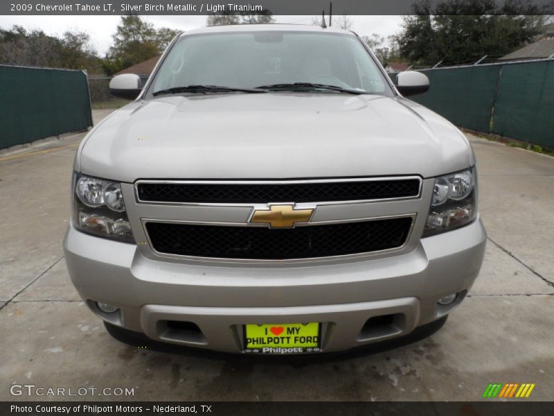 Silver Birch Metallic / Light Titanium 2009 Chevrolet Tahoe LT