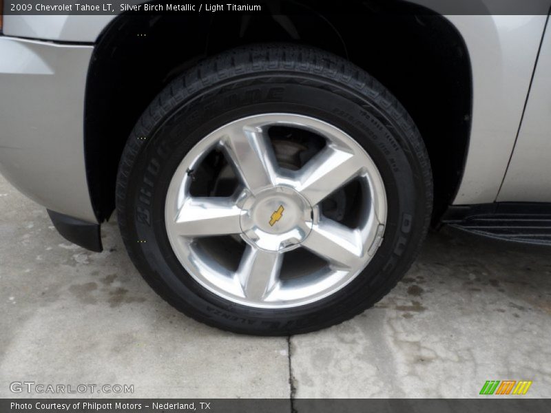Silver Birch Metallic / Light Titanium 2009 Chevrolet Tahoe LT
