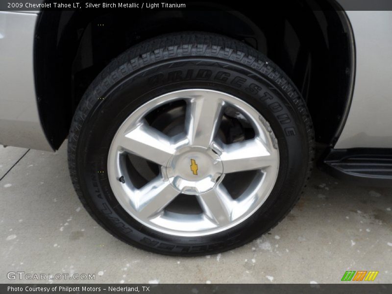 Silver Birch Metallic / Light Titanium 2009 Chevrolet Tahoe LT
