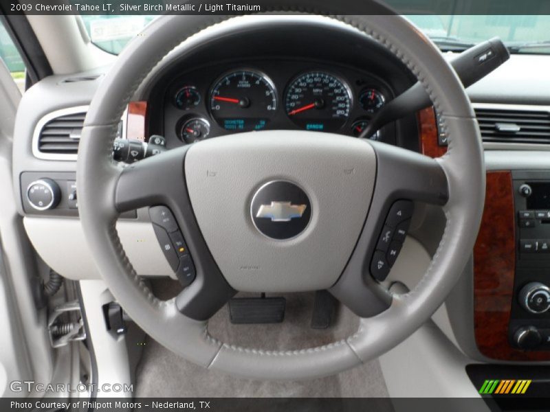 Silver Birch Metallic / Light Titanium 2009 Chevrolet Tahoe LT