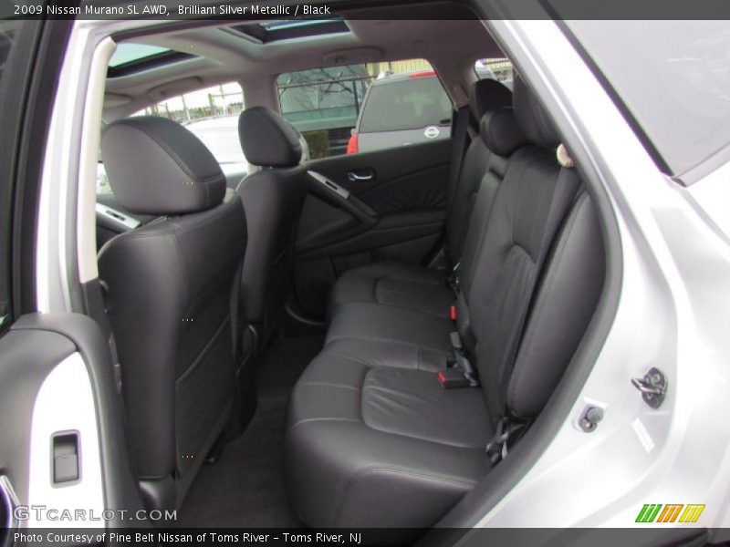 Brilliant Silver Metallic / Black 2009 Nissan Murano SL AWD