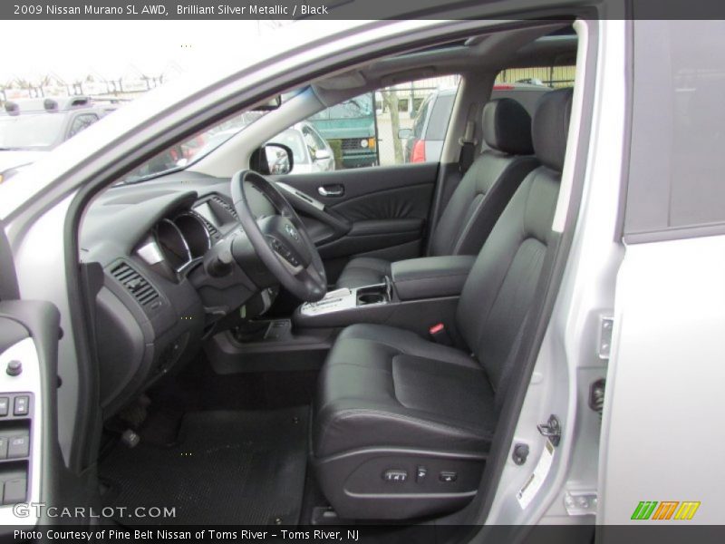 Brilliant Silver Metallic / Black 2009 Nissan Murano SL AWD