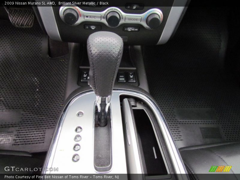 Brilliant Silver Metallic / Black 2009 Nissan Murano SL AWD