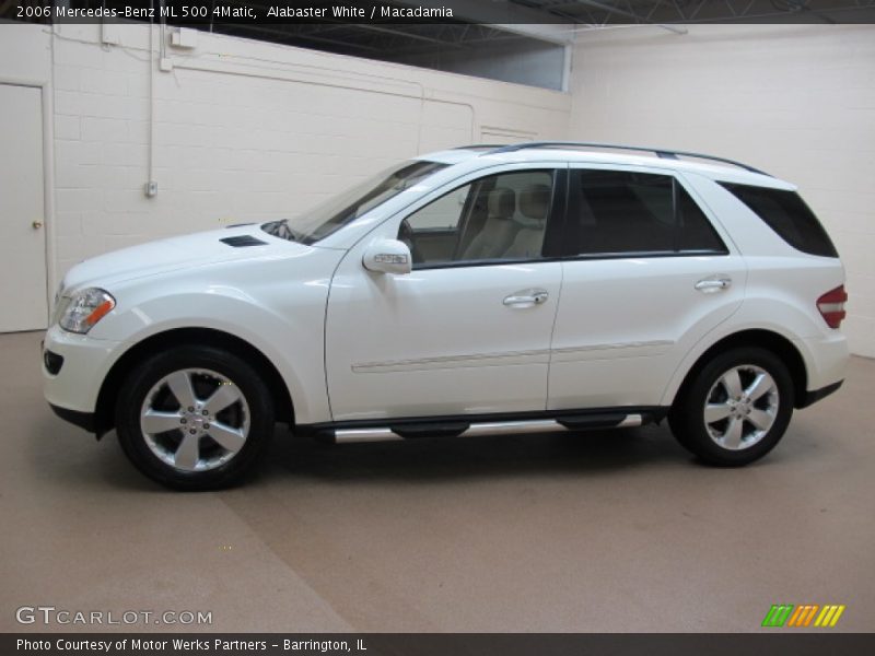 Alabaster White / Macadamia 2006 Mercedes-Benz ML 500 4Matic