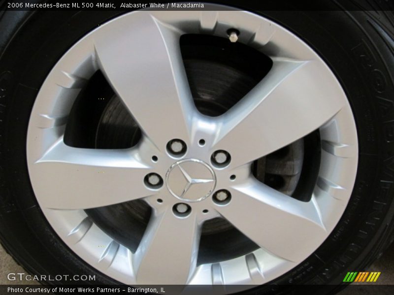 Alabaster White / Macadamia 2006 Mercedes-Benz ML 500 4Matic