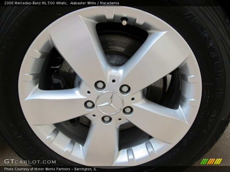 Alabaster White / Macadamia 2006 Mercedes-Benz ML 500 4Matic