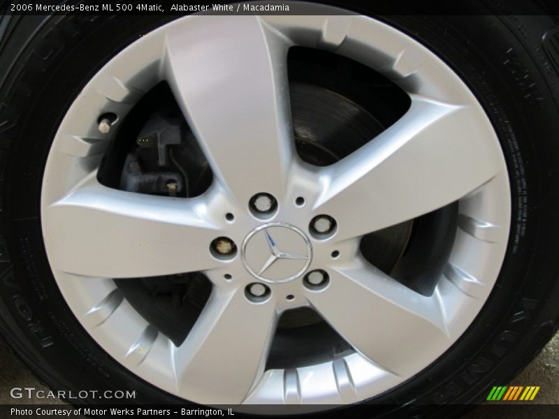 Alabaster White / Macadamia 2006 Mercedes-Benz ML 500 4Matic