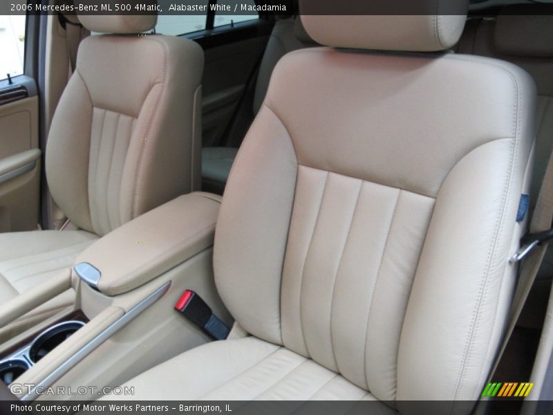 Alabaster White / Macadamia 2006 Mercedes-Benz ML 500 4Matic