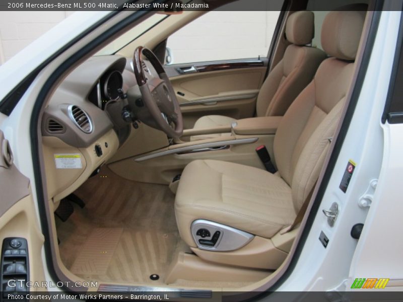 Alabaster White / Macadamia 2006 Mercedes-Benz ML 500 4Matic