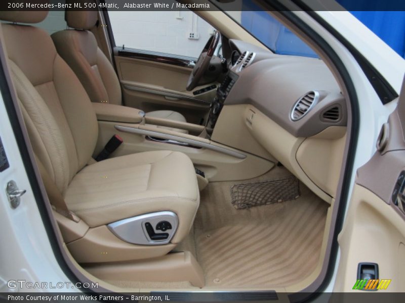 Alabaster White / Macadamia 2006 Mercedes-Benz ML 500 4Matic