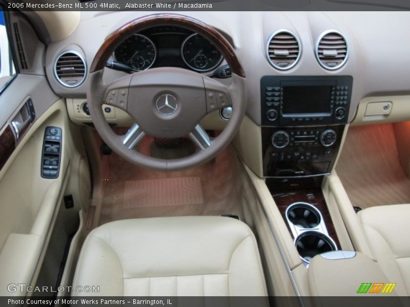 Alabaster White / Macadamia 2006 Mercedes-Benz ML 500 4Matic