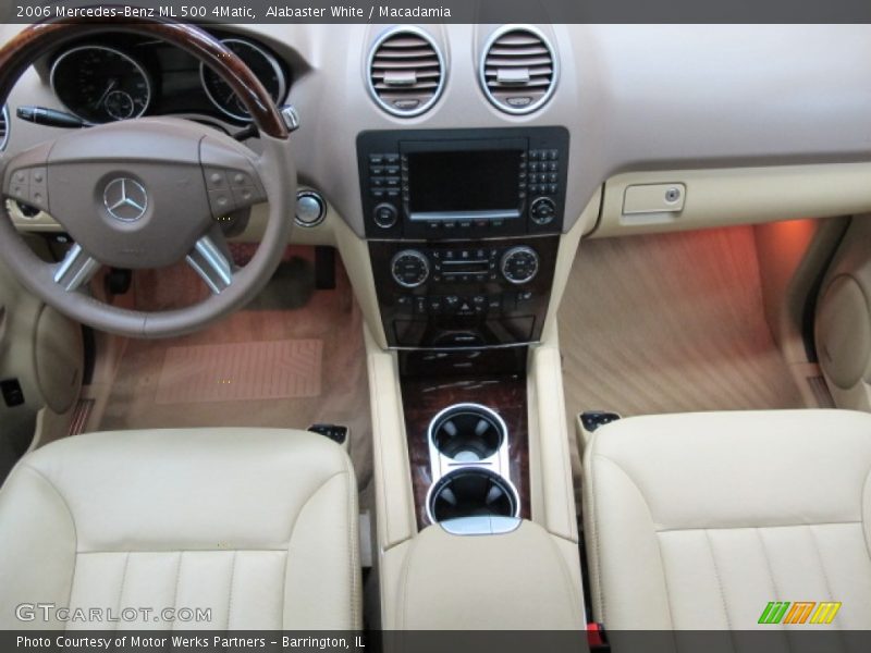 Alabaster White / Macadamia 2006 Mercedes-Benz ML 500 4Matic