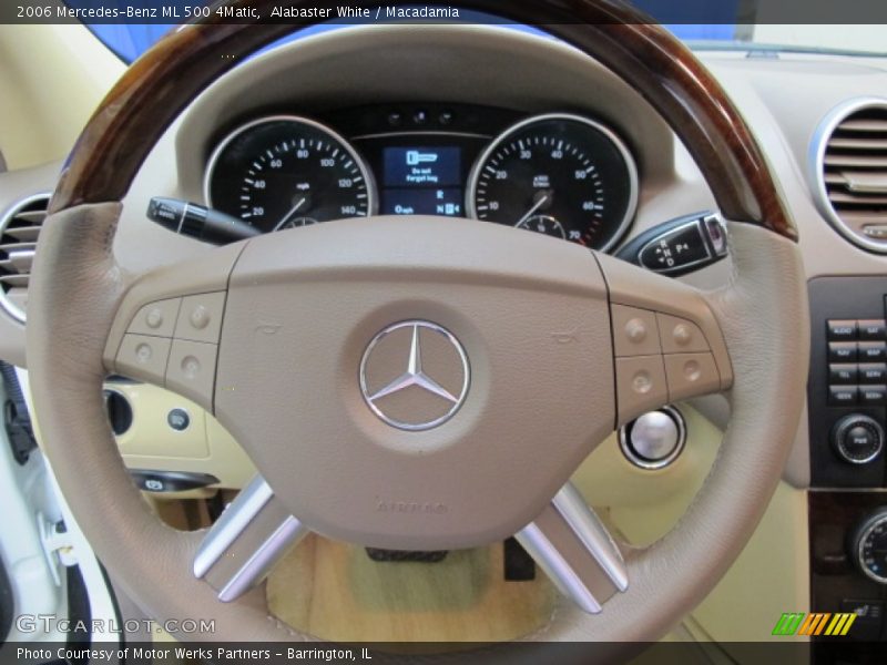 Alabaster White / Macadamia 2006 Mercedes-Benz ML 500 4Matic