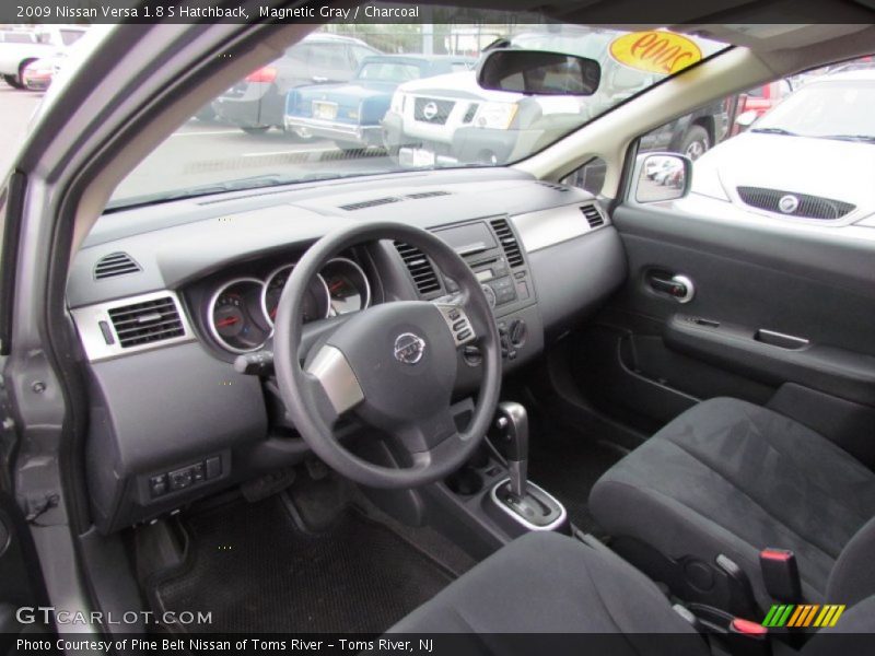 Magnetic Gray / Charcoal 2009 Nissan Versa 1.8 S Hatchback