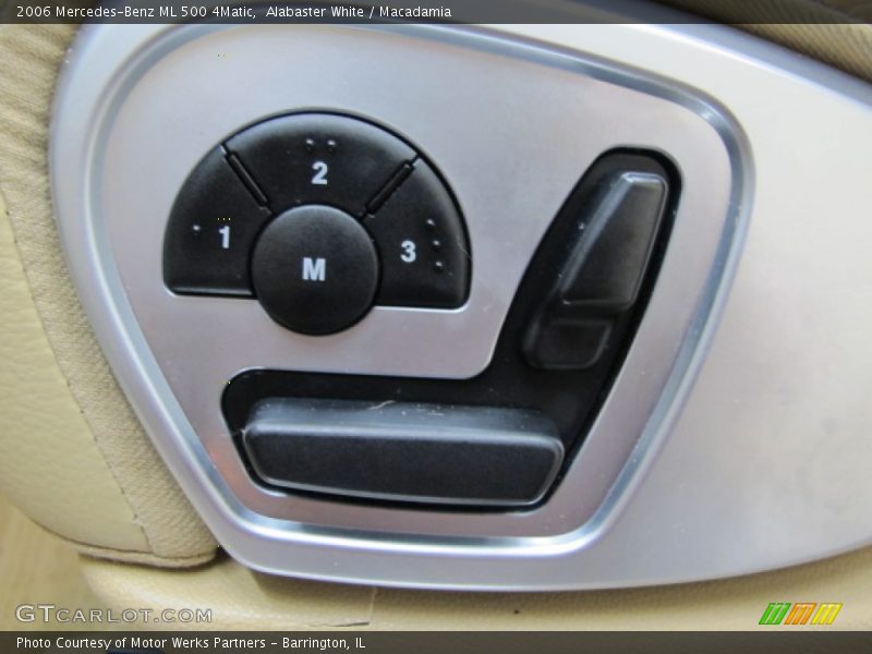 Alabaster White / Macadamia 2006 Mercedes-Benz ML 500 4Matic