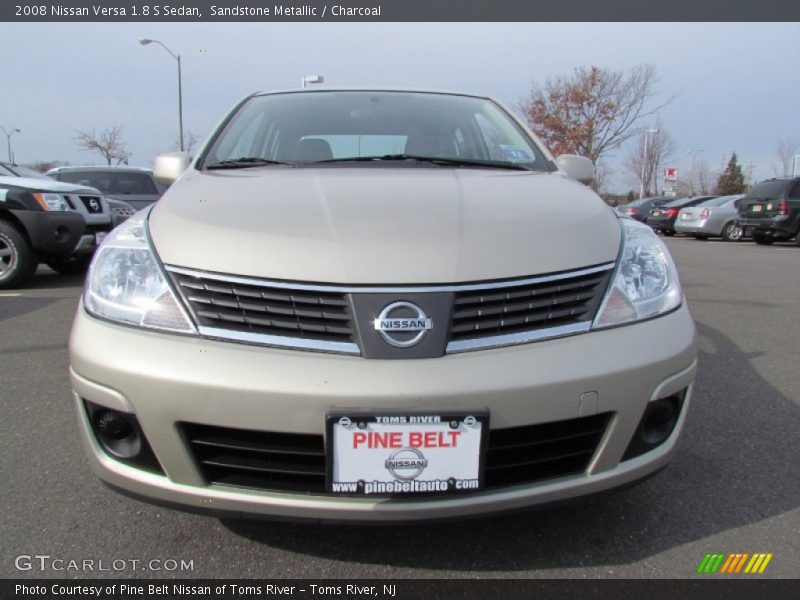 Sandstone Metallic / Charcoal 2008 Nissan Versa 1.8 S Sedan