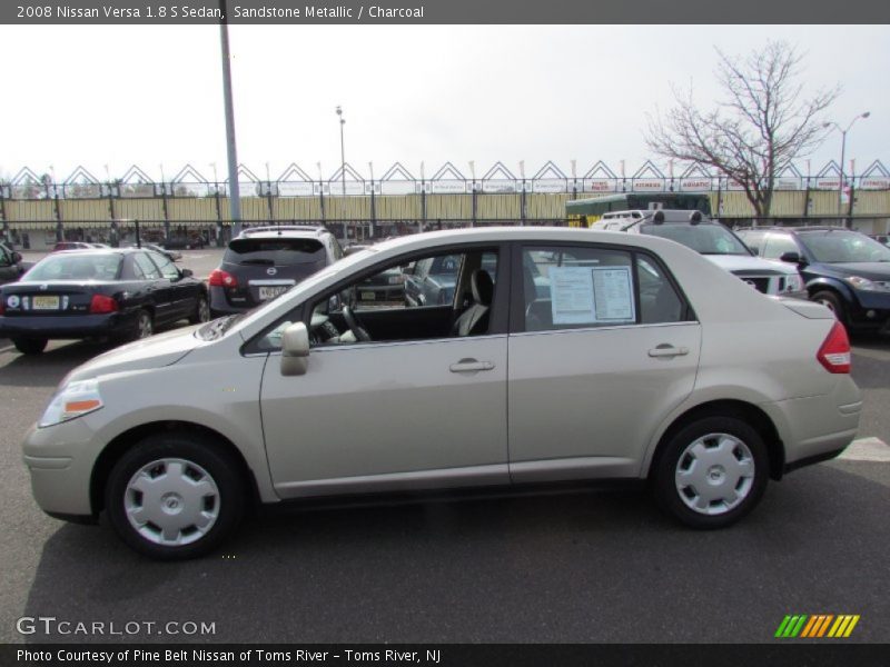 Sandstone Metallic / Charcoal 2008 Nissan Versa 1.8 S Sedan