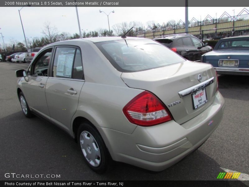 Sandstone Metallic / Charcoal 2008 Nissan Versa 1.8 S Sedan