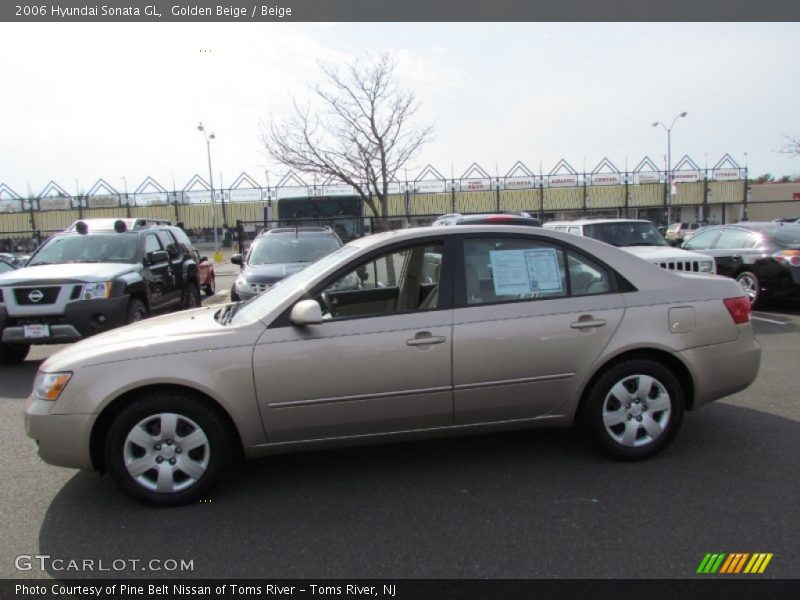 Golden Beige / Beige 2006 Hyundai Sonata GL