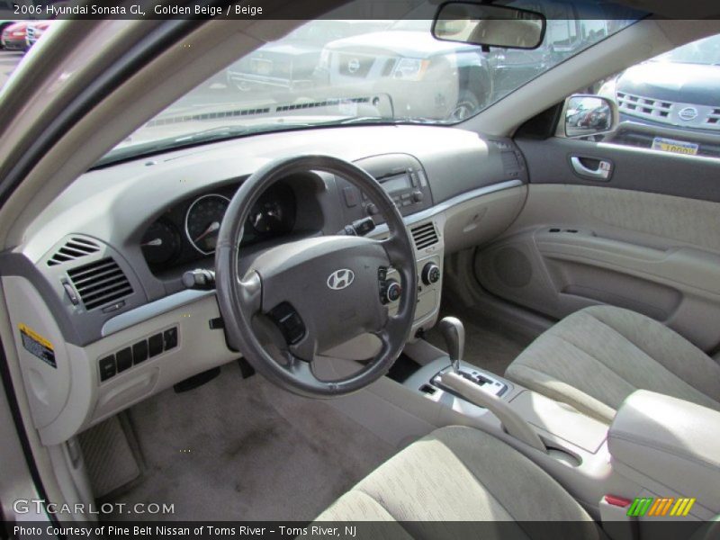 Golden Beige / Beige 2006 Hyundai Sonata GL