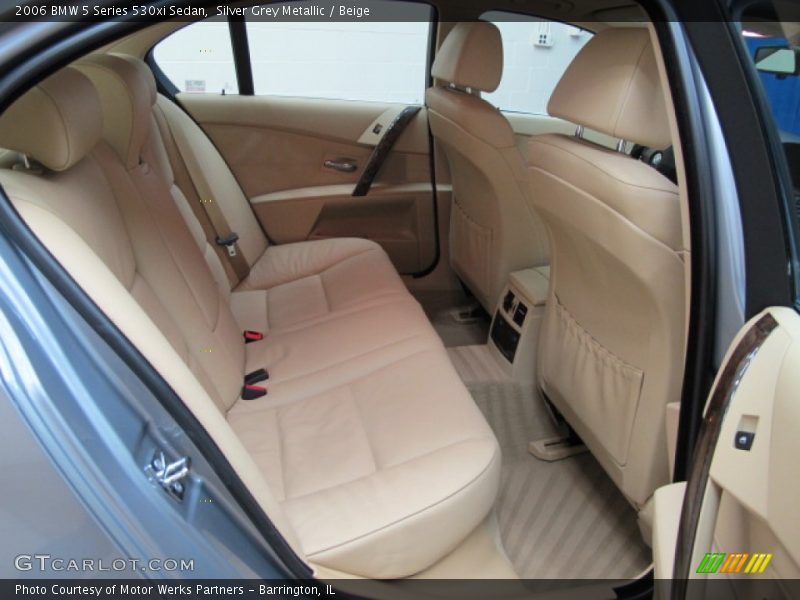 Silver Grey Metallic / Beige 2006 BMW 5 Series 530xi Sedan