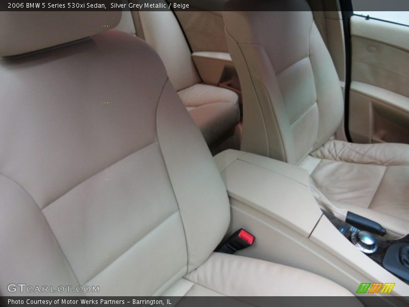 Silver Grey Metallic / Beige 2006 BMW 5 Series 530xi Sedan