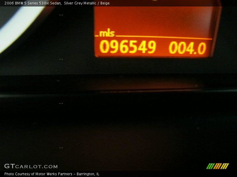Silver Grey Metallic / Beige 2006 BMW 5 Series 530xi Sedan