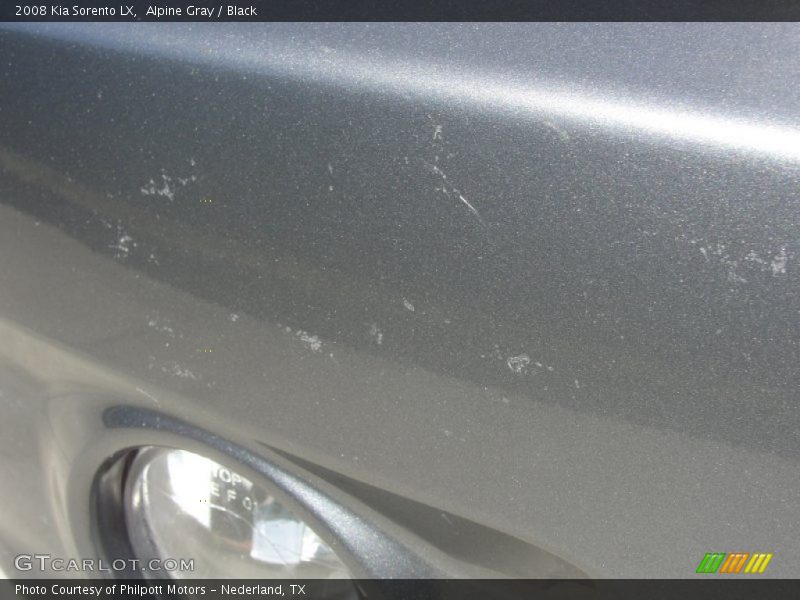 Alpine Gray / Black 2008 Kia Sorento LX