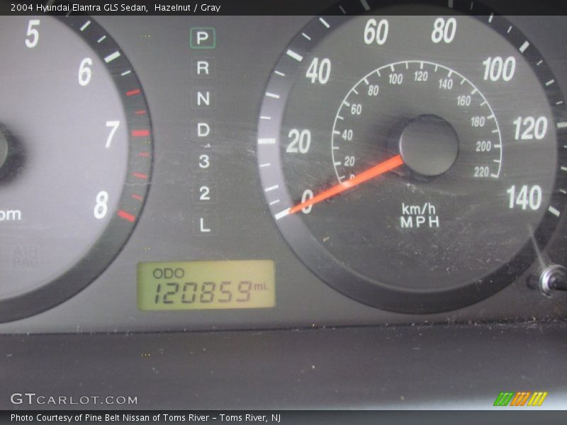 Hazelnut / Gray 2004 Hyundai Elantra GLS Sedan