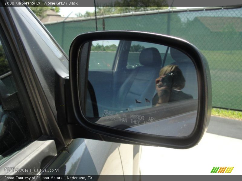 Alpine Gray / Black 2008 Kia Sorento LX