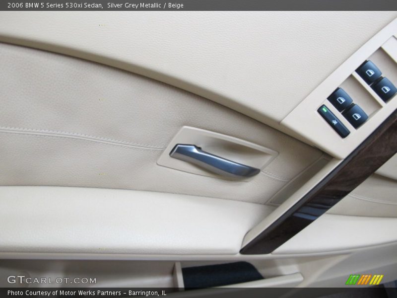 Silver Grey Metallic / Beige 2006 BMW 5 Series 530xi Sedan
