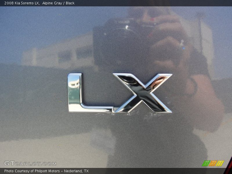 Alpine Gray / Black 2008 Kia Sorento LX