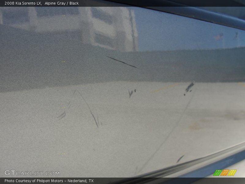 Alpine Gray / Black 2008 Kia Sorento LX