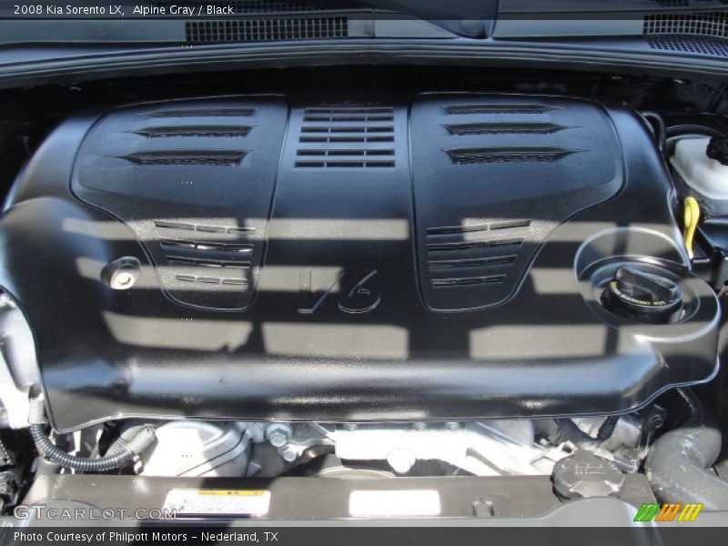 Alpine Gray / Black 2008 Kia Sorento LX